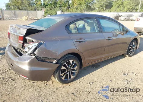 2014 Honda Civic Ex from USA, damaged, VIN 19XFB2F8XEE031042